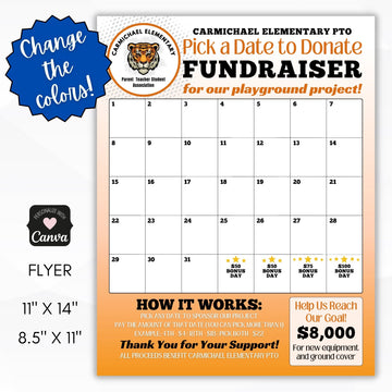 calendar fundraiser